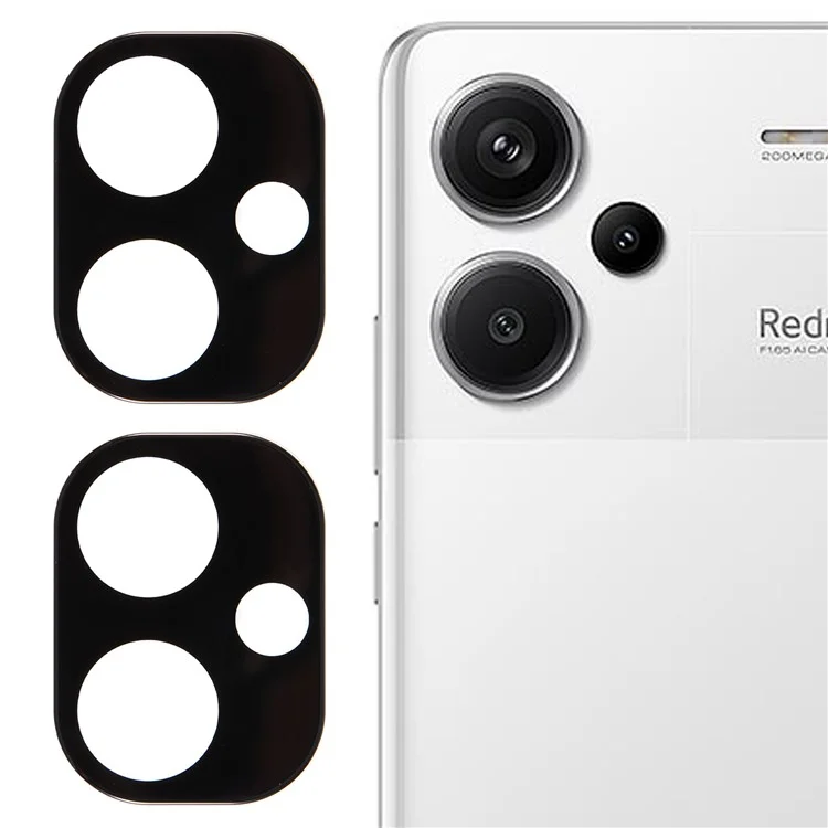 2 pièces pour Xiaomi Redmi Note 13 Pro+ 5G Protecteur d'objectif de caméra Anti-Rayures Verre trempé Film de lentille