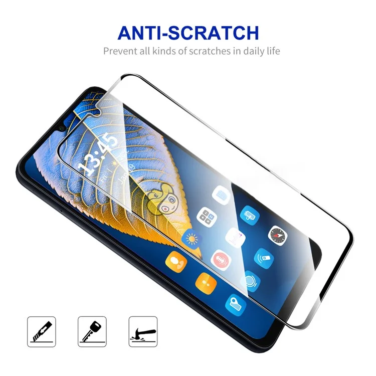 ENKAY HAT PRINCE Per Samsung Galaxy M32 (Versione Globale) 4G / M22 Pellicola Protettiva per Lo Schermo in Vetro di Alluminio e Silicio