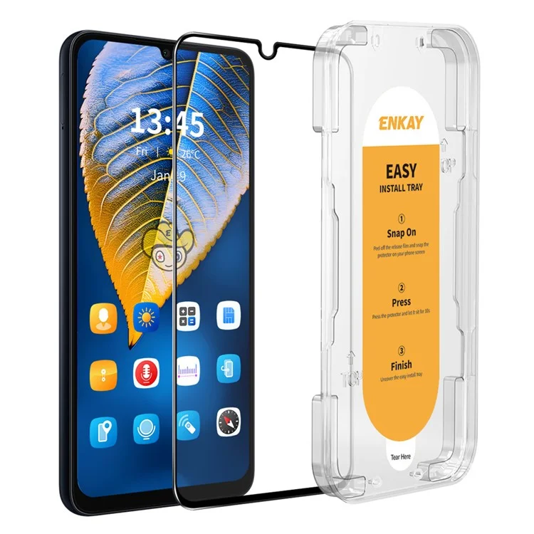 ENKAY HAT PRINCE For vivo V25 5G Screen Protector HD High Aluminium-silicon Glass Film 9H Hardness