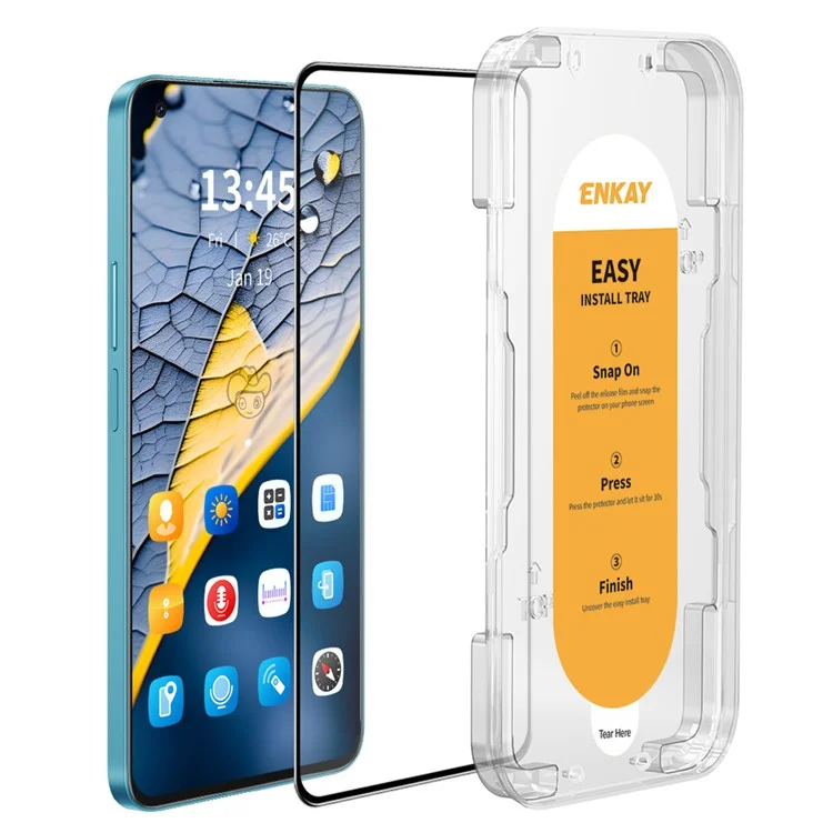 ENKAY HAT PRINCE Pour Oppo K9 / K9 Pro Protecteur d'écran avec outil d'installation facile Film en verre d'aluminium-silicium haute