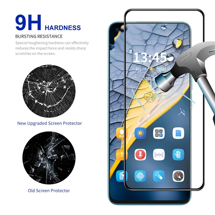 ENKAY HAT PRINCE Pour Oppo K9 / K9 Pro Protecteur d'écran avec outil d'installation facile Film en verre d'aluminium-silicium haute