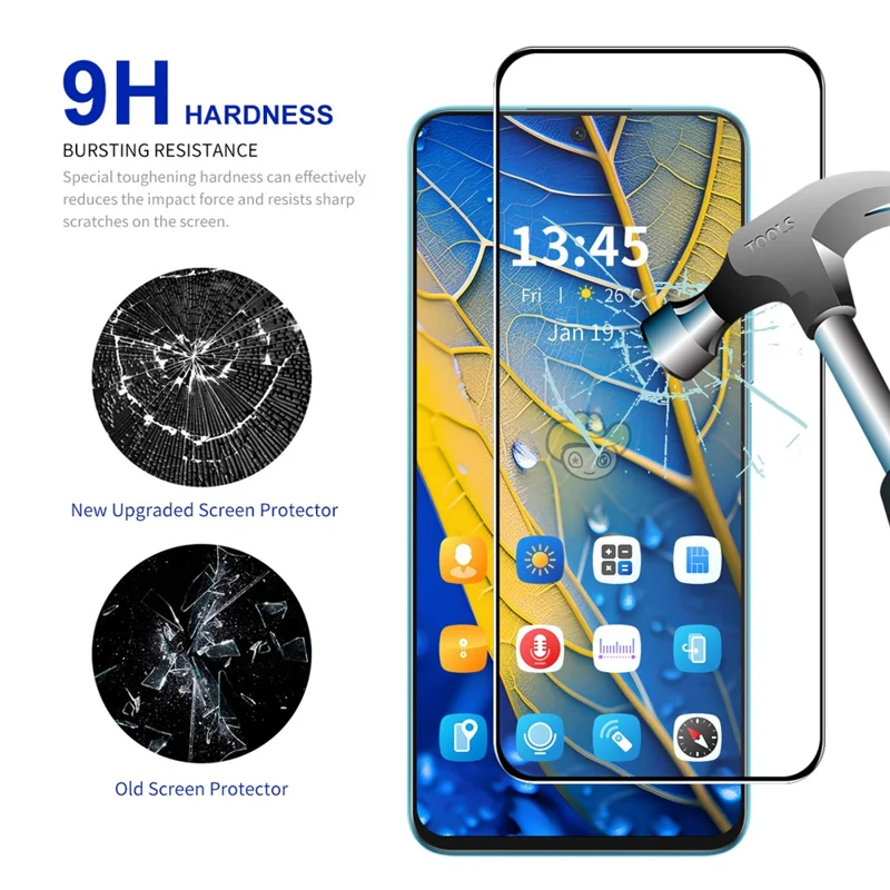 ENKAY HAT PRINCE For Xiaomi Poco X4 GT 5G High Aluminium-silicon Glass Anti-explosion Screen Protector