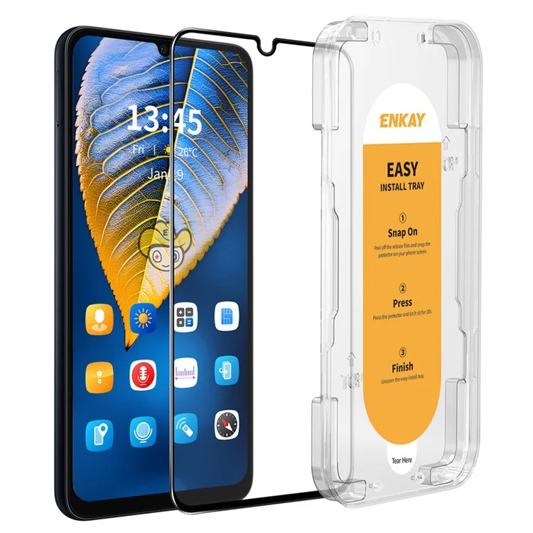 ENKAY HAT PRINCE Para Samsung Galaxy A15 5G / A25 5G (Global) (161,0 x 76,5 x 8,3 mm) Protetor de Tela em Vidro de Alumínio-silício de Alta Qualidade