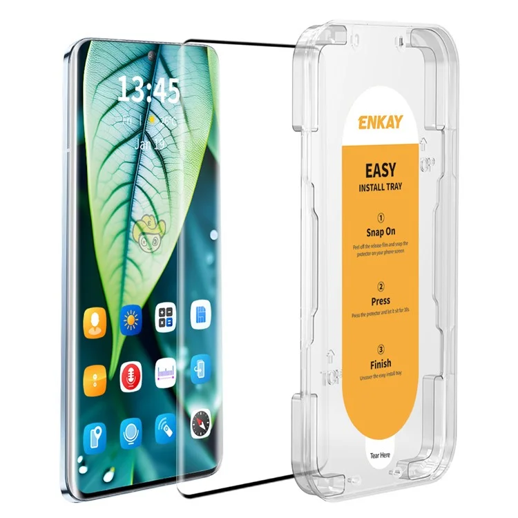ENKAY HAT PRINCE Pour Honor X50 Pro 5G Protecteur d'écran en verre trempé Couvrant tout le film clair