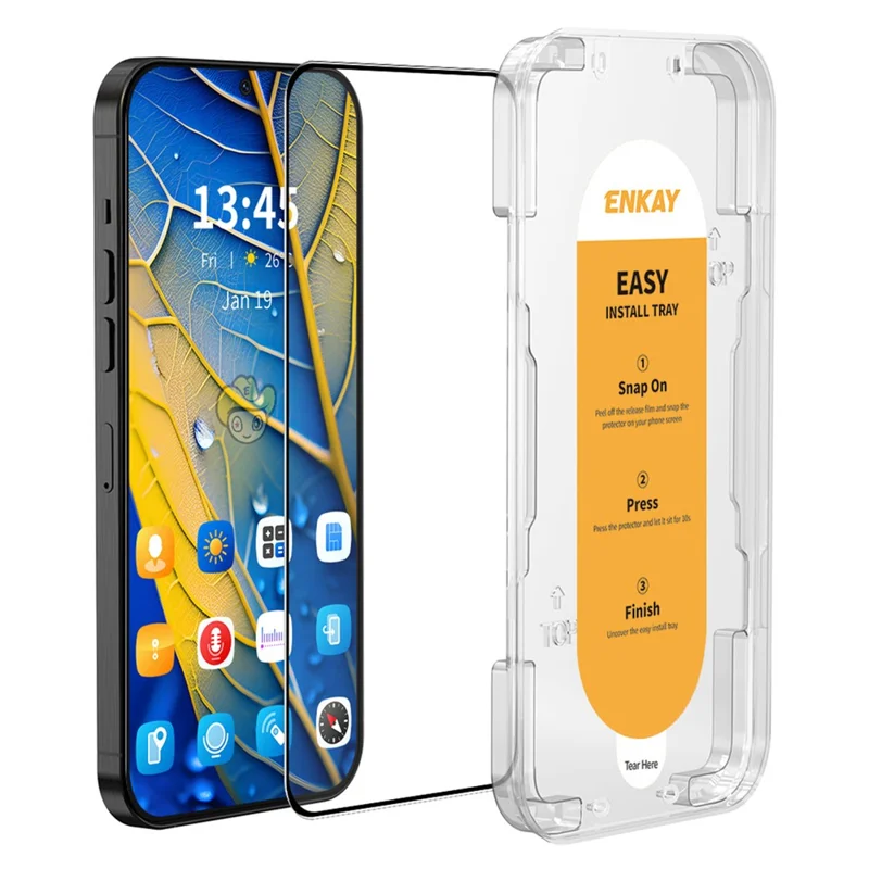 ENKAY HAT PRINCE For Oppo K11x 5G High Aluminium-silicon Glass Film Silk Printing Clear Screen Protector