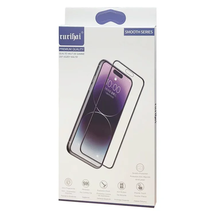 RURIHAI Per Oppo Find X7 Ultra Film 0,3 mm High Alluminio-Silicio Vetro Schermo Completo Protettore