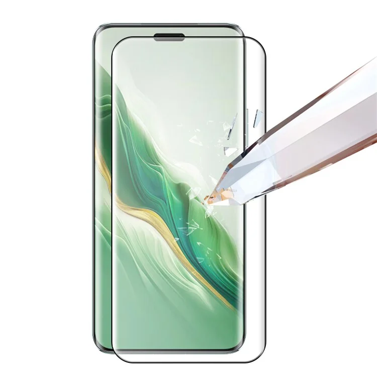 RURIHAI For Honor Magic6 Pro 5G Screen Film 3D Curved Full Glue Screen Protector (Support Fingerprint Unlock)