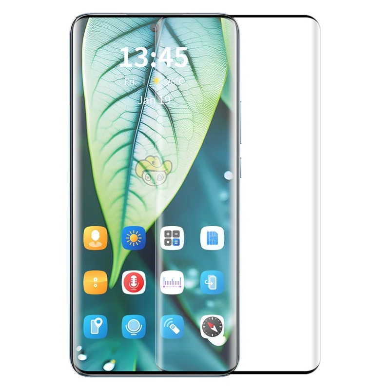 ENKAY HAT PRINCE For Honor 70 5G / 60 / 60 SE / X40 5G Full Screen Protector High Aluminum-Silicon Glass Side Glue Support Fingerprint Unlock