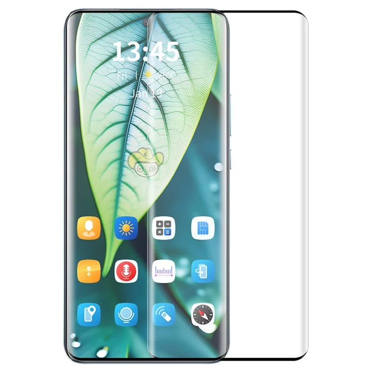 ENKAY HAT PRINCE For Honor 50 Pro Полноэкранный протектор Anti-scratch 3D Hot Bending High Aluminum-silicon Glass Film