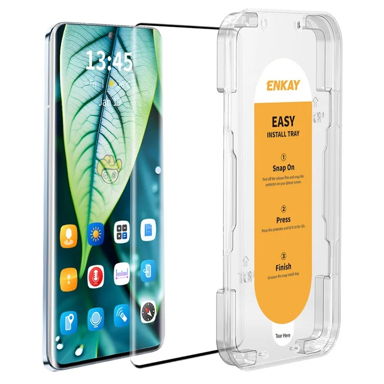 Enkay Hat Prince Pour Xiaomi Mi 11 / 11 Pro / 11 Ultra Screen Protector 3D Film de Verre en Aluminium Élevé en Aluminium Élevé