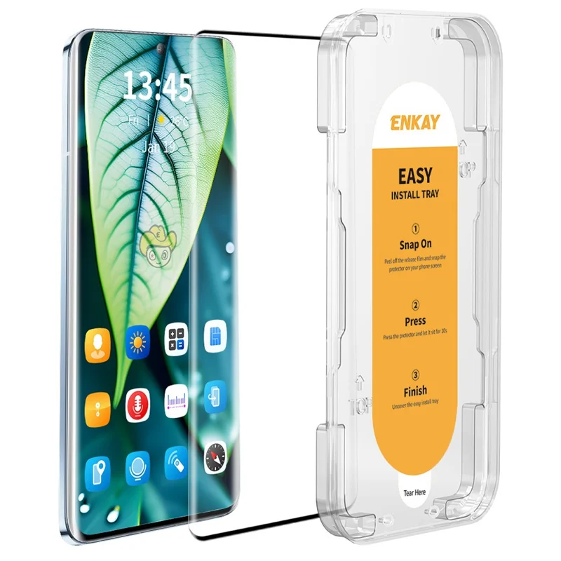 ENKAY HAT PRINCE For Huawei nova 10 4G Screen Protector Hot Bending High Aluminum-Silicon Glass Film Support Fingerprint Unlock