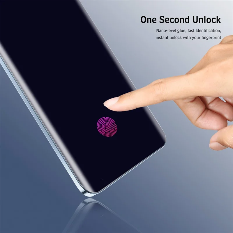 ENKAY HAT PRINCE For Huawei nova 10 4G Screen Protector Hot Bending High Aluminum-Silicon Glass Film Support Fingerprint Unlock