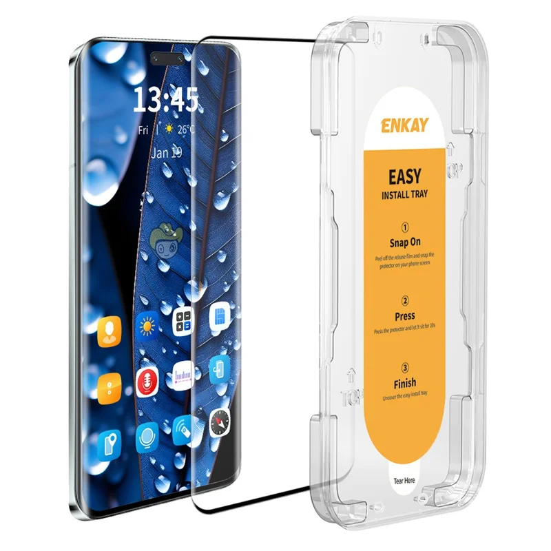 ENKAY HAT PRINCE For Xiaomi Civi 2 5G Screen Protector High Aluminum-Silicon Glass Film Support Fingerprint Unlock
