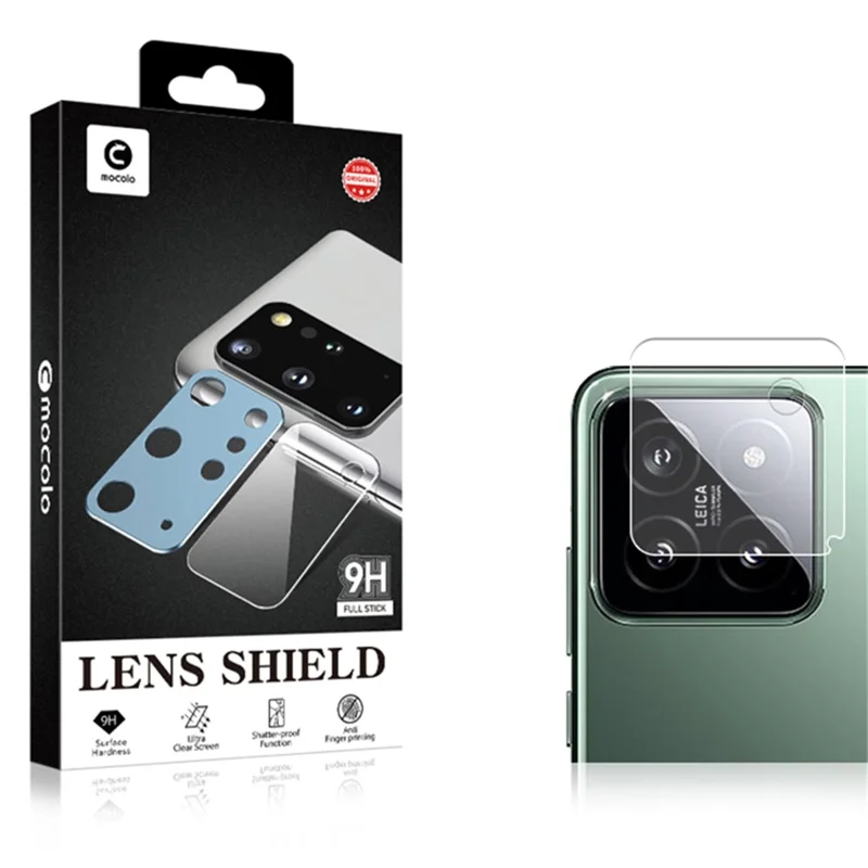 MOCOLO For Xiaomi 14 Pro Camera Lens Protector Silk Printing Phone Rear Lens Film - Transparent