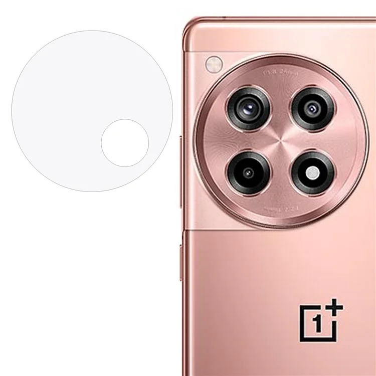 Für OnePlus Ace 3 5G / 12R 5G Rear Lens Protector Klare gehärtete Glasabdeckung Bogen Kante Kameralinsenfilm