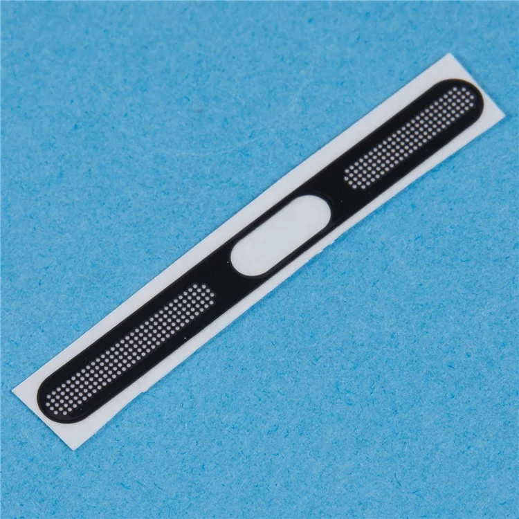 Para iPhone 15 Rejilla del Altavoz Inferior Pegatina Antideslizante de Aluminio contra el Polvo - Negro
