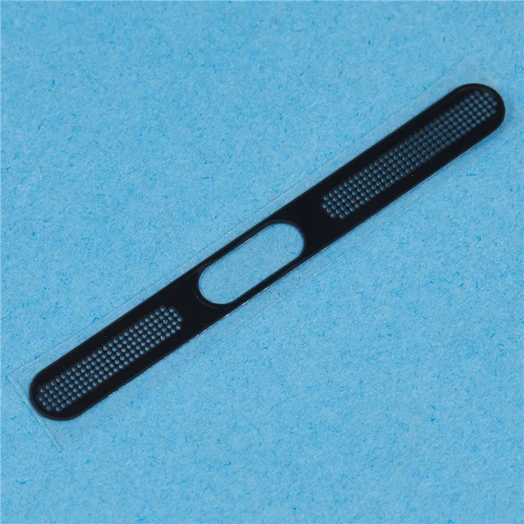 Para iPhone 15 Rejilla del Altavoz Inferior Pegatina Antideslizante de Aluminio contra el Polvo - Negro