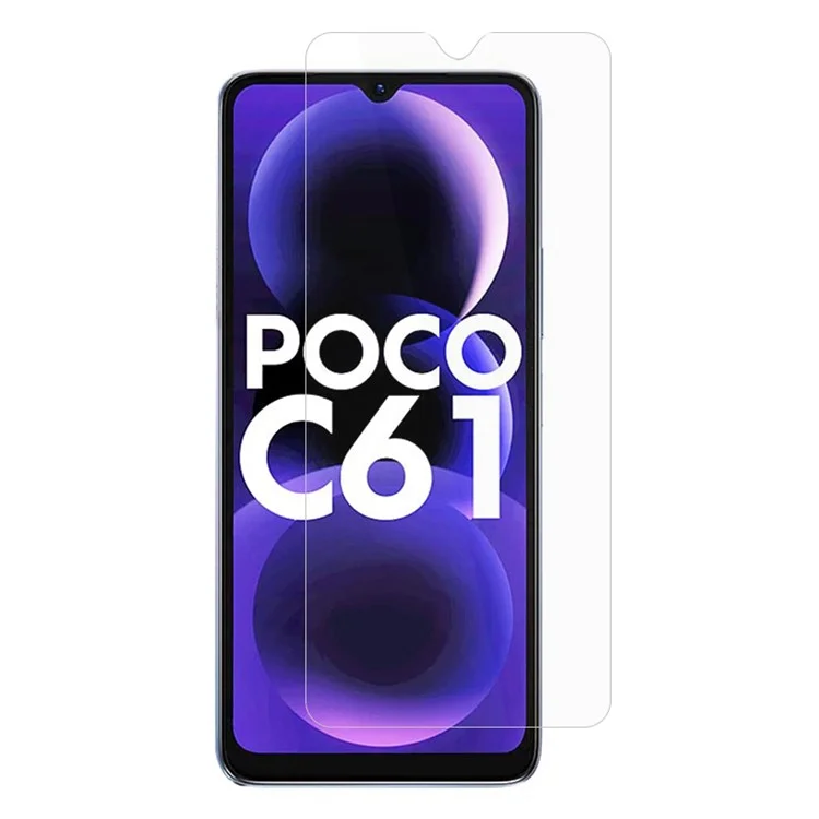 For Xiaomi Redmi A3 / Poco C61 4G Tempered Glass Screen Protector 0.3mm Explosion-proof Screen Film