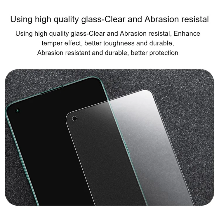 AMORUS Für OnePlus Ace 3V 5G Bildschirmschutz Antifingerabdruck Hochaluminium-Silizium-Glasfolie