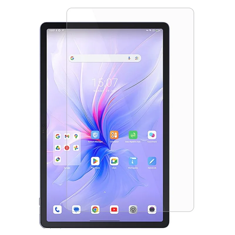 Pour Blackview Mega 1 Protecteur d'écran en verre trempé plein écran 0,3 mm Bord incurvé Film de protection d'écran de tablette