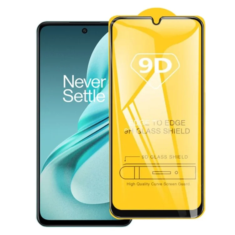 For OnePlus Nord N30 SE 5G Full Screen Protector Tempered Glass Anti-explosion Film (9D Side Glue)