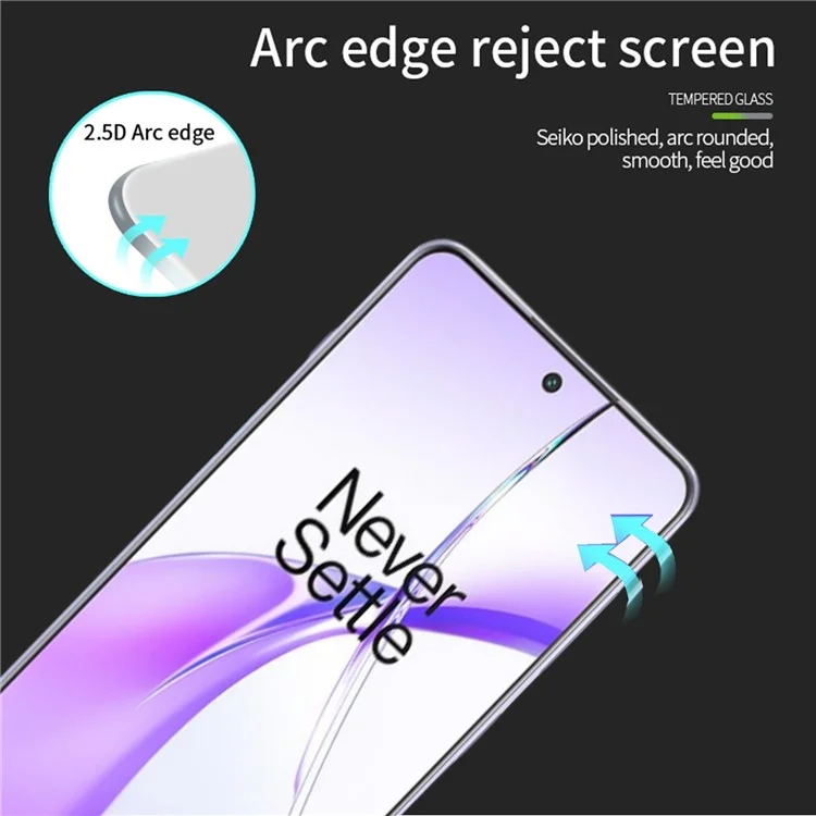 MOFI JK Series-1 für OnePlus Ace 3V 5G Bildschirmschutz Vollklebung Hochaluminiumsiliziumglas-Film