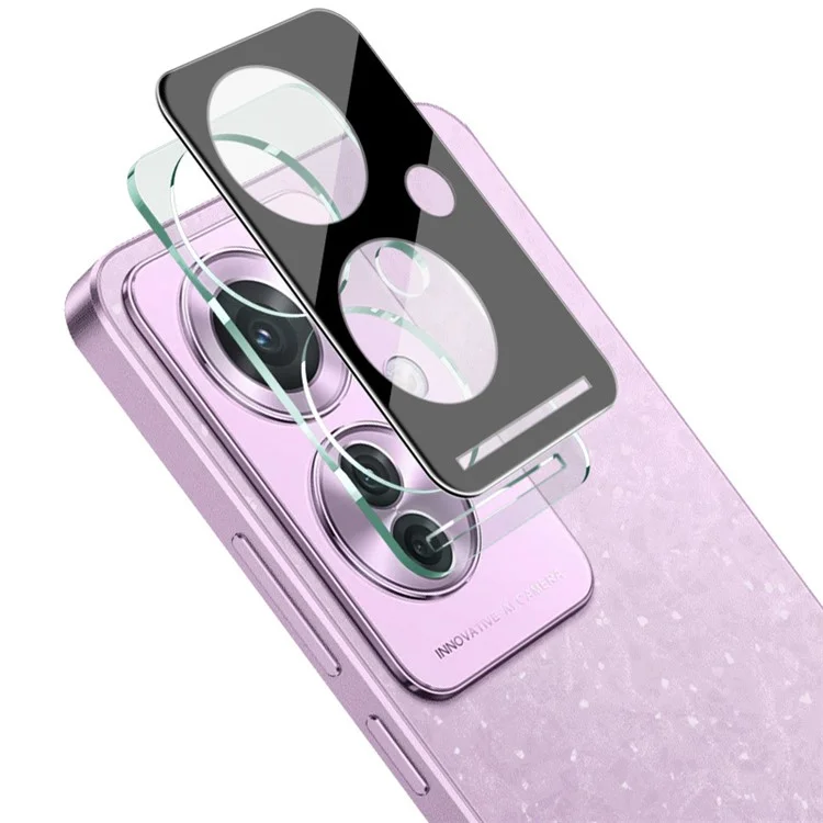 IMAK para Oppo Reno11 F 5G / F25 Pro 5G  Película de Lente de Cámara Integrada + Tapa de Lente (Versión Negra)