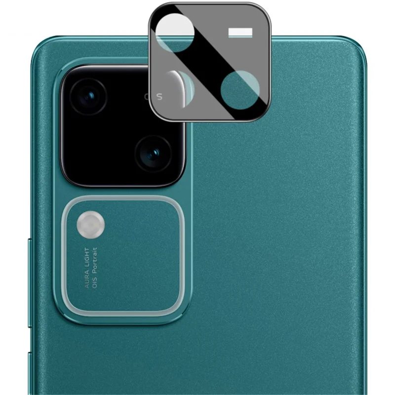 IMAK For vivo V30 5G / V30 Pro 5G Camera Lens Protector HD Clear Tempered Glass Lens Film (Black Version)