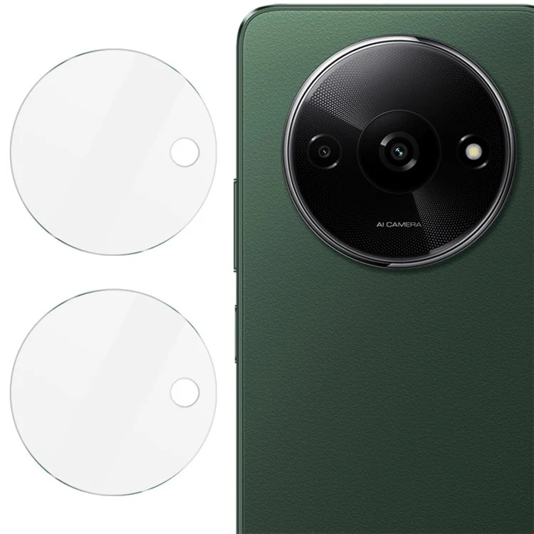 IMAK 2Pcs / Set for Xiaomi Redmi A3 4G Camera Lens Protector Tempered Glass HD Clear Lens Film