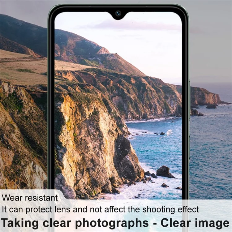 IMAK 2Pcs / Set for Xiaomi Redmi A3 4G Camera Lens Protector Tempered Glass HD Clear Lens Film