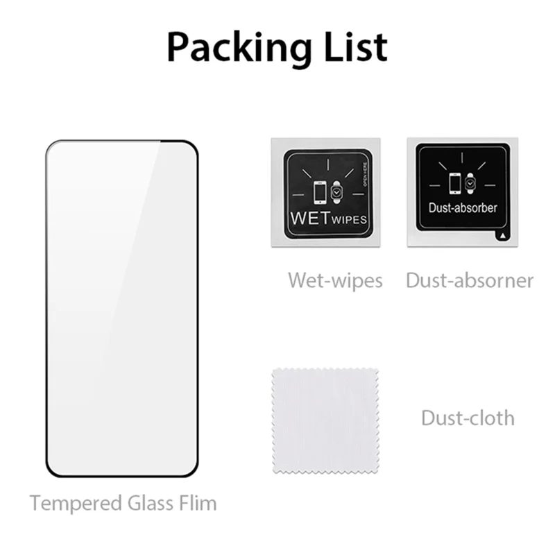 DUX DUCIS For Huawei nova 12i 4G Medium Alumina Glass Film 0.3mm Ultra Thin Screen Protector (9D)