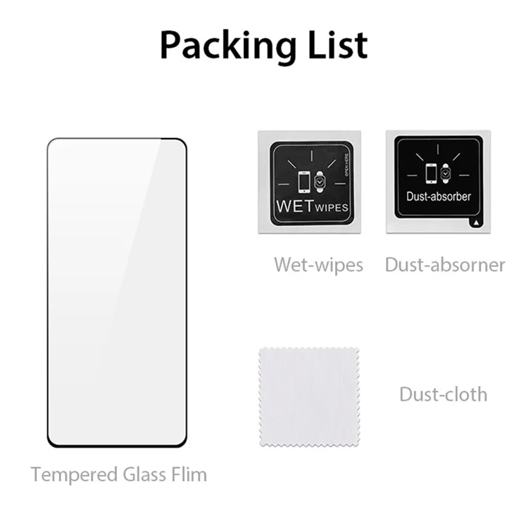 DUX DUCIS Para o vivo T3 5G Protetor de Tela Adesivo Completo HD Clear Vidro Médio Alumina Screen Film (9D)