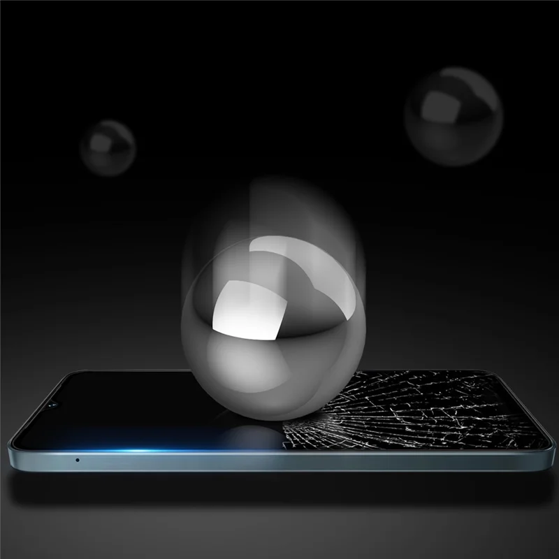 DUX DUCIS For vivo Y03 Full Screen Protector 2.5D Flat Screen Medium Alumina Glass HD Clear Film