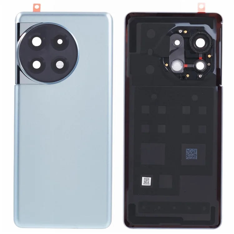 For OnePlus Ace 2 5G OEM Battery Housing with Adhesive Sticker + Camera Lens Cover - Blue