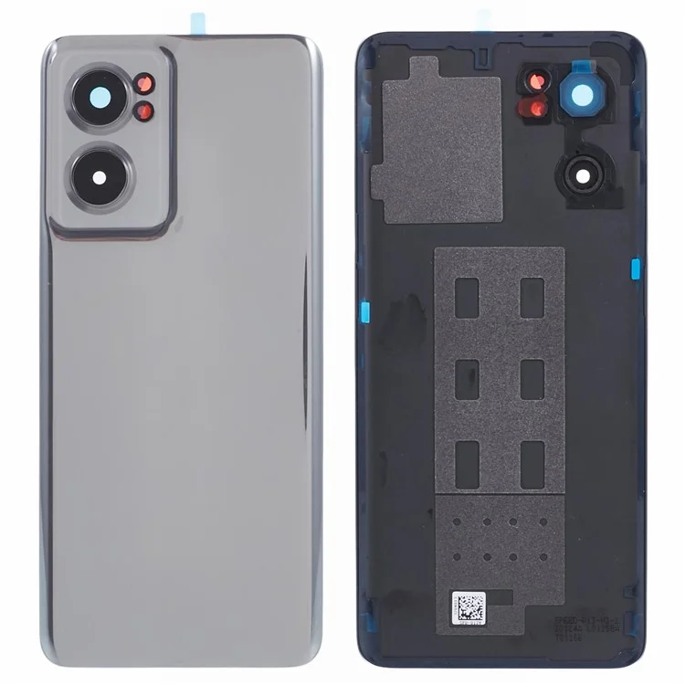 For OnePlus Nord CE 2 5G OEM Battery Housing with Adhesive Sticker + Camera Lens Cover - Grey