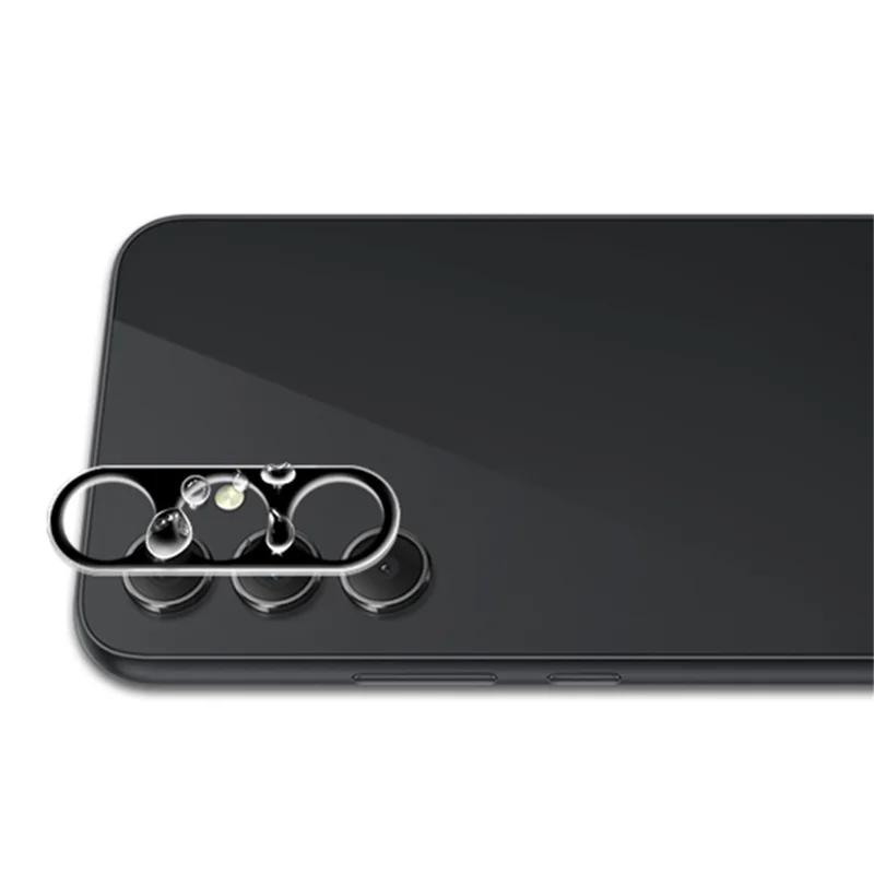 MOCOLO pour Samsung Galaxy A35 5G Protecteur d'objectif de caméra, Film en verre trempé HD transparent, Noir