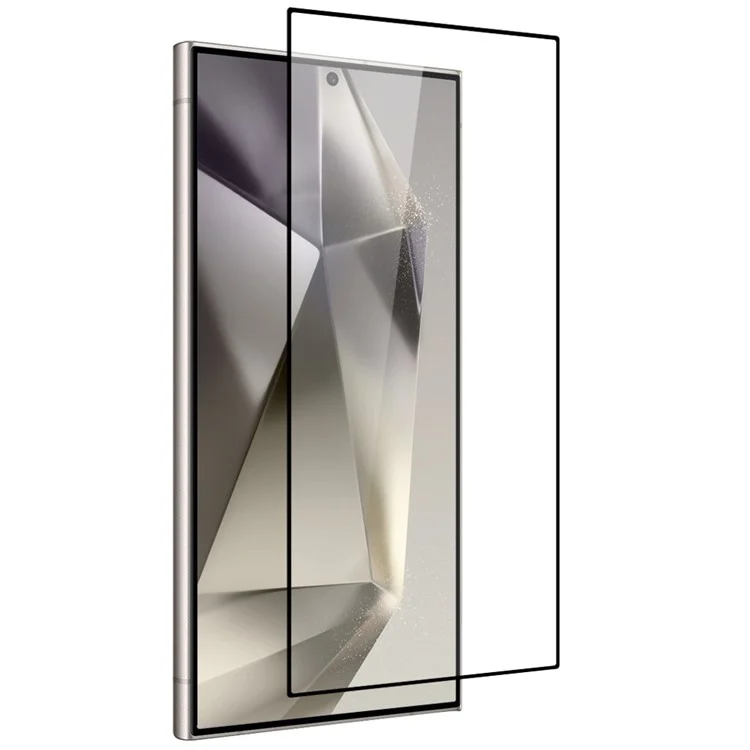 NORTHJO A++ для Samsung Galaxy S24 Ultra 0.15 мм 2.5D Защитное стекло на весь экран (поддержка разблокировки по отпечатку пальца) - черный