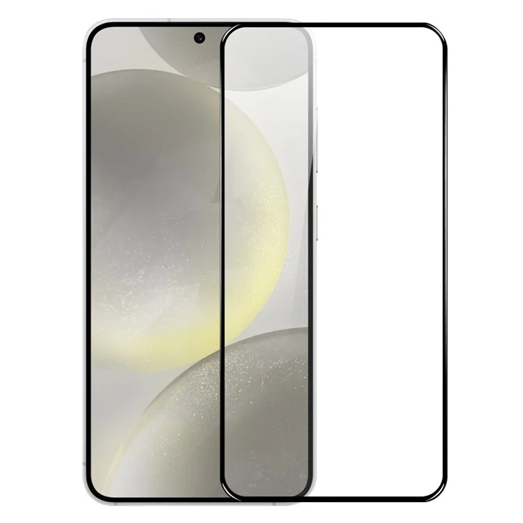 NORTHJO A++ Für Samsung Galaxy S24+ Bildschirmschutz 0,15 mm 2,5D Displayfolie Unterstützung Fingerabdruckentsperrung, Schwarz