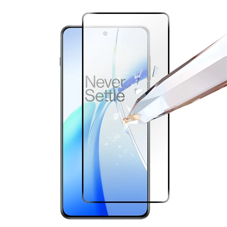 RURIHAI Für OnePlus Ace 3V 5G Bildschirmschutz Stoßfester hochaluminium-Silizium-Glasfilm