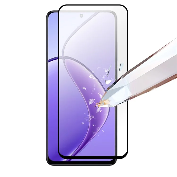 RURIHAI 10Stück Für Realme 12 5G Sekundäre Härtungsschutzfolie 0,26 mm Hochaluminium-Siliziumglas-Schutzfilm
