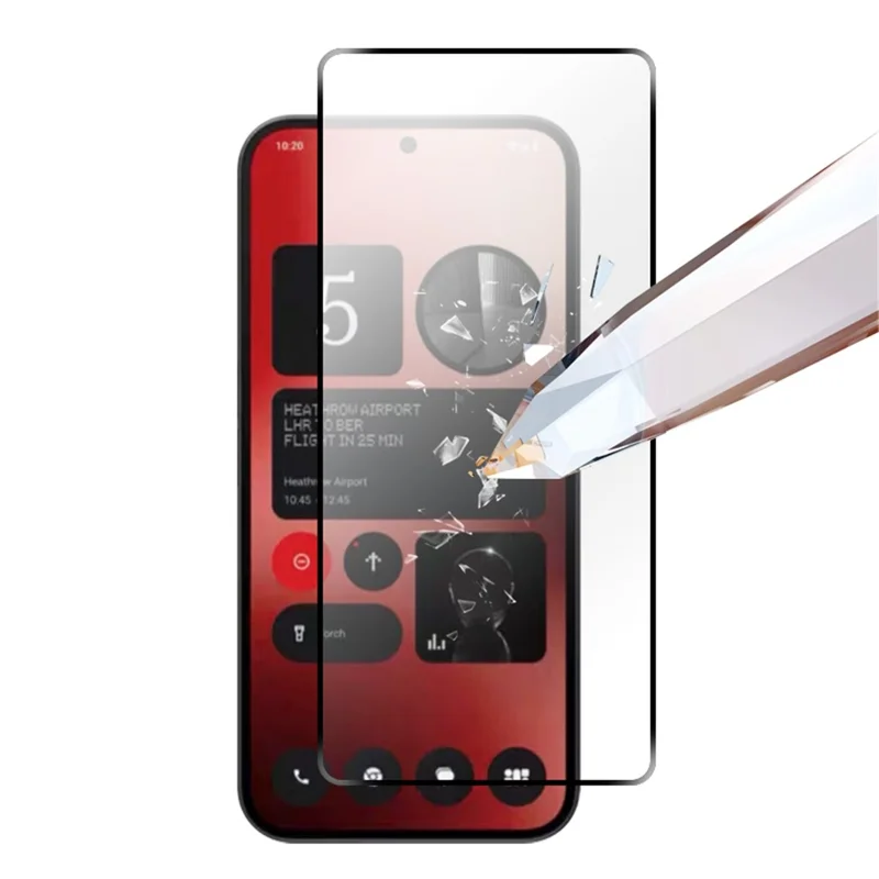 RURIHAI 10Pcs For Nothing Phone (2a) Plus / Phone (2a) Screen Protector Ultra Resistant High Aluminum-Silicon Glass Film