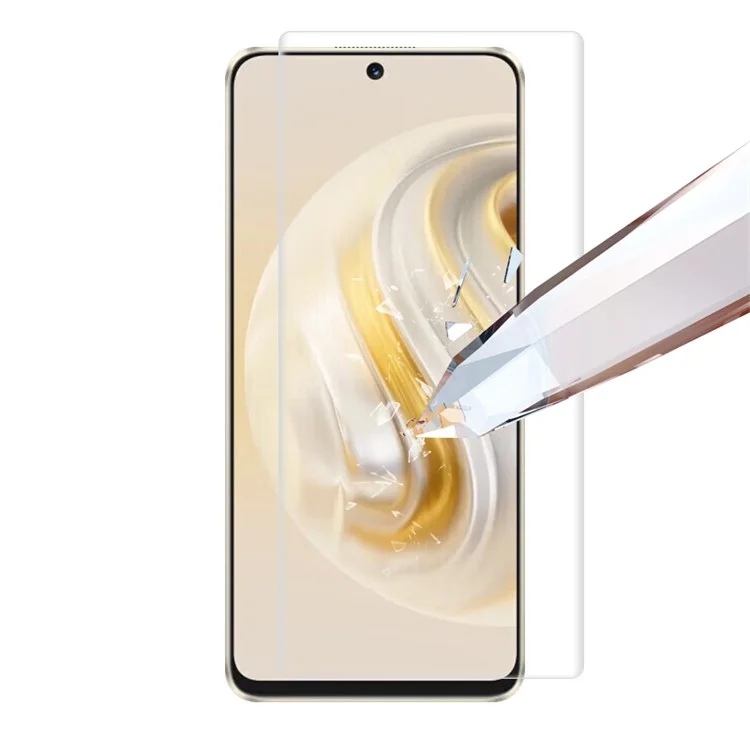RURIHAI Para Huawei Pura 70 Pro / Pura 70 Pro+ Protetor de Tela Líquido UV Transparente Filme de Vidro CSG Suporta Desbloqueio de Impressão Digital