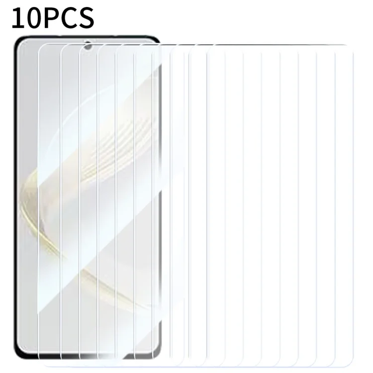 RURIHAI 10Pcs For Huawei nova 12 SE 4G Protector de Pantalla 2.5D Alta Cristal de Aluminio-Silicio