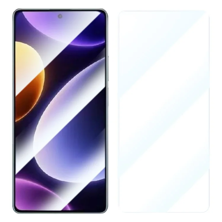 RURIHAI For Xiaomi Poco F6 Pro 5G / K70 5G / K70 Pro 5G Film 2.5D Crystal Clarity High Aluminium-Silicon Glass Screen Protector