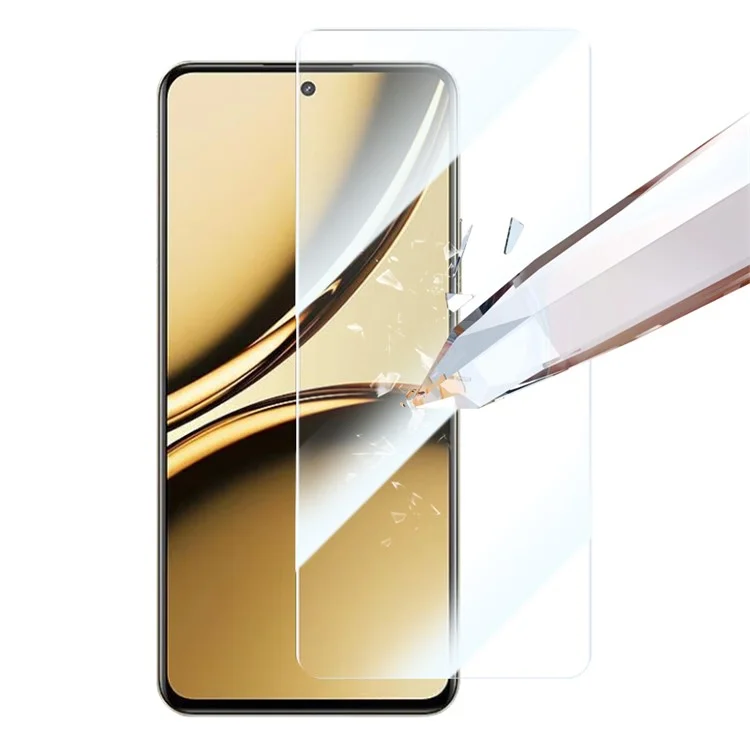 RURIHAI 10 unidades para Realme Narzo 70 Pro 5G Protector de pantalla 0,26 mm Película de vidrio de alta transparencia y alto contenido de aluminio y silicio