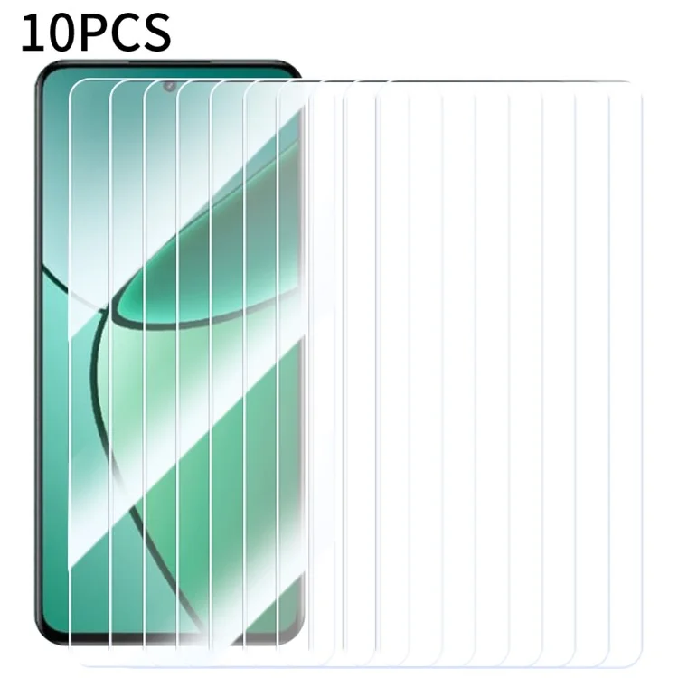 RURIHAI 10Pcs Pour Realme 12 4G / 12+ 5G Film 0,26 mm Verre Haute Aluminium-Silicium Écran Protecteur Sans Bulles