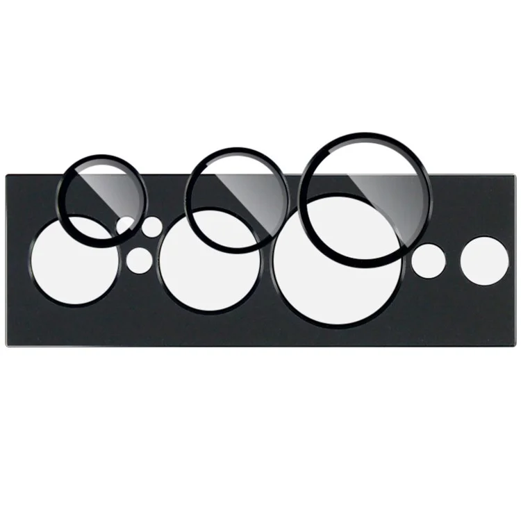 IMAK For Google Pixel 7 Pro 5G  Lens Film Metal+Tempered Glass Back Camera Lens Protector - Black