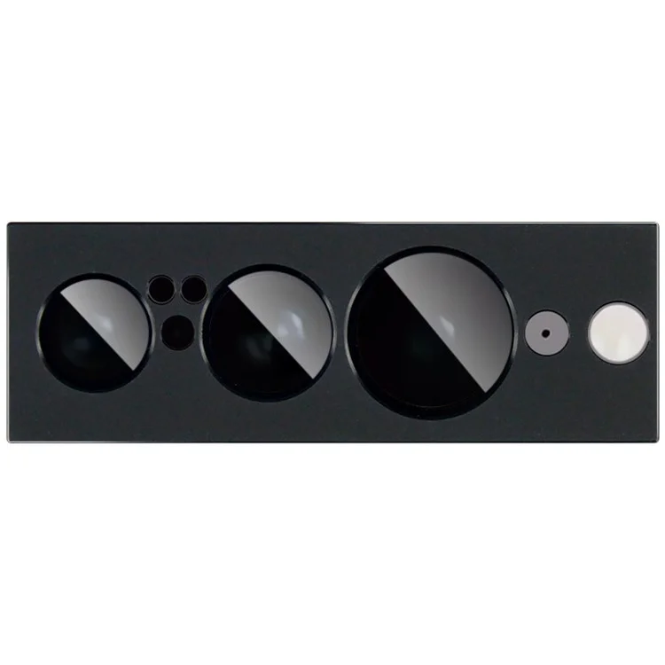 IMAK For Google Pixel 7 Pro 5G  Lens Film Metal+Tempered Glass Back Camera Lens Protector - Black
