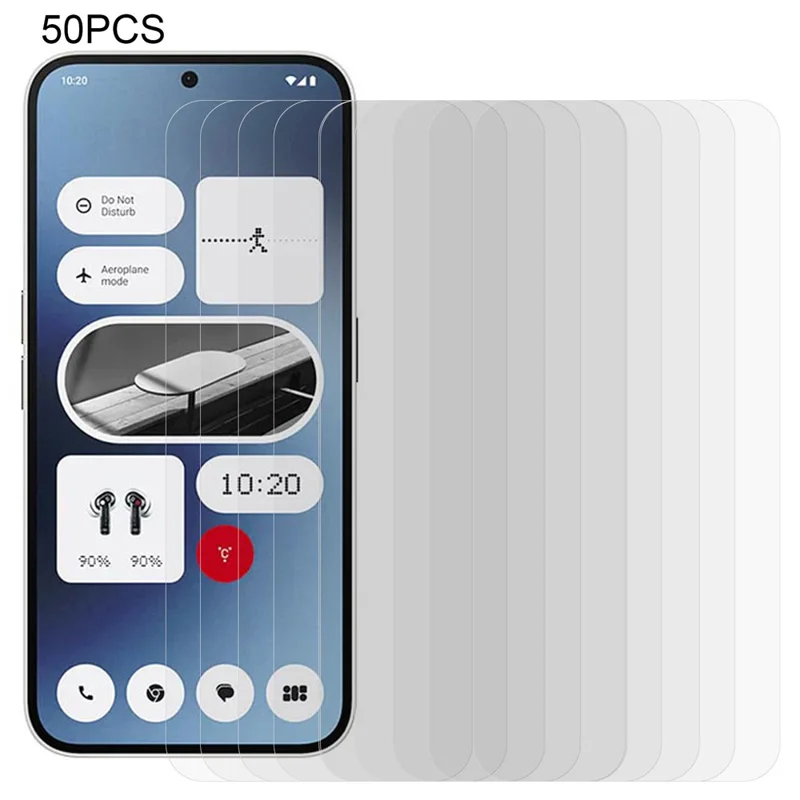 Bulk Purchasing 50Pcs Phone Screen Protector for Nothing Phone (2a) Plus / Phone (2a) Super Clear Tempered Glass Film