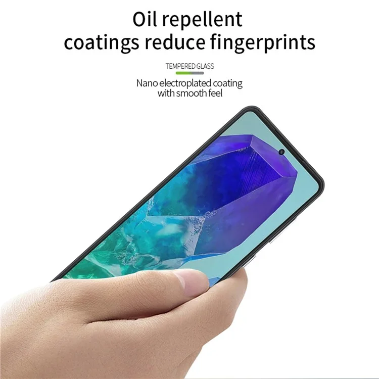 MOFI JK Series-1 for Samsung Galaxy M55 5G / C55 5G / F55 5G Full Screen Protector High Aluminum-Silicon Glass 2.5D Film